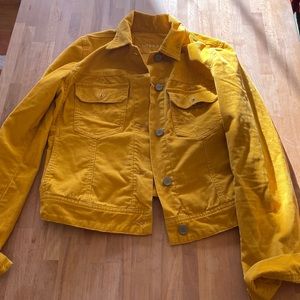 Mustard Yellow Corduroy Gap Jacket excellent condition
